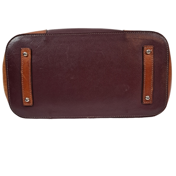 Dooney & Bourke Dover Large Tote Bag Red Pebble Grain - Picture 9 of 16